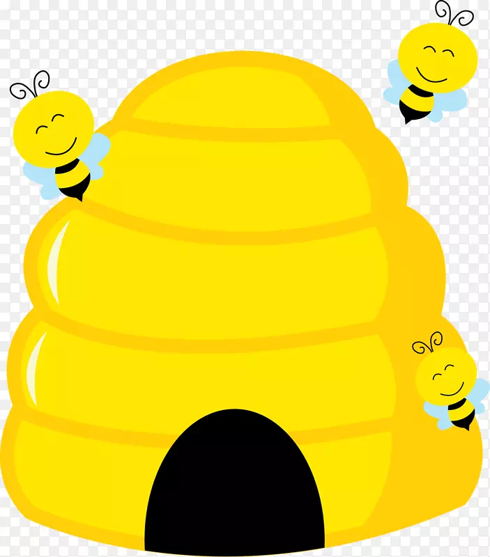 蜂巢蜜蜂剪贴画-蜜蜂