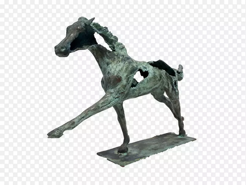 诺克种马青铜雕塑野马-野马