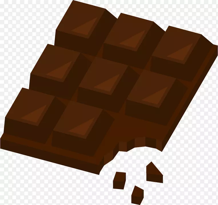 黑巧克力食品巧克力棒甜点-巧克力