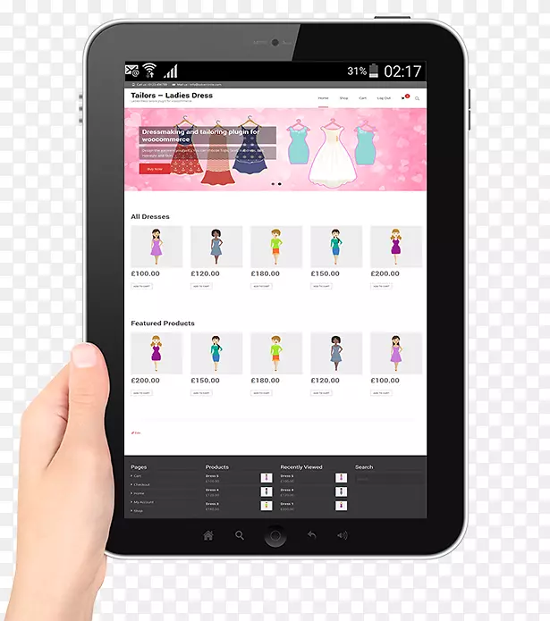 WooCommerce定制智能手机服装-智能手机
