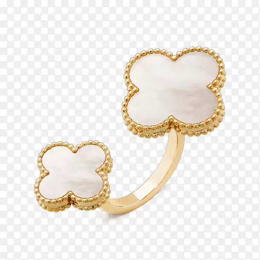订婚戒指van Cleef&Arpels珠宝钻石戒指