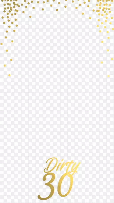 婚姻Snapchat房地产商品-黄金彩纸