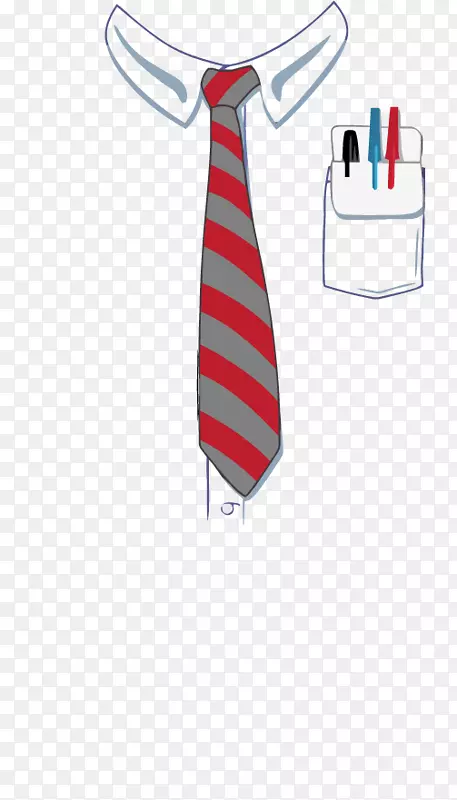 t恤领带袖珍保护器衣服.t恤