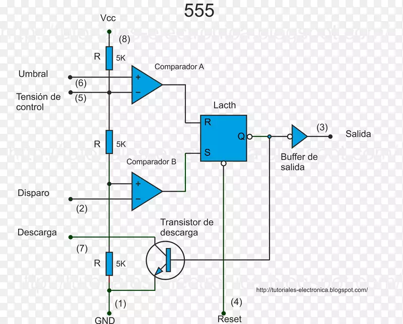 电子555定时器ic单稳态多振子-555