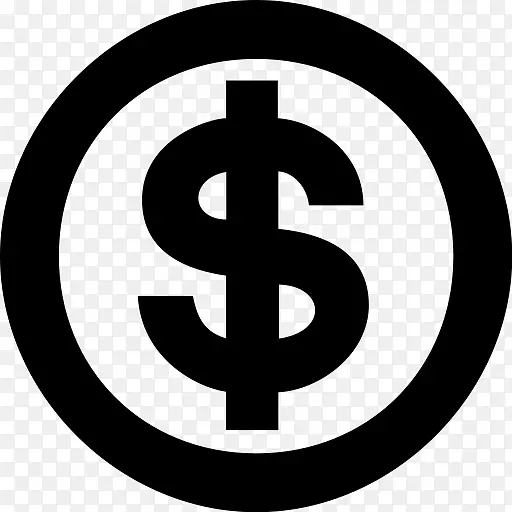 货币符号货币美元符号计算机图标符号