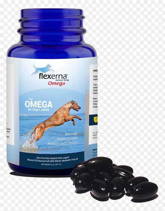 饮食补充剂狗欧米茄-3脂肪酸健康小管犬