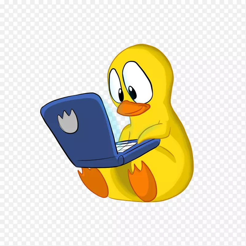 鸭电脑绘图夹艺术-鸭子
