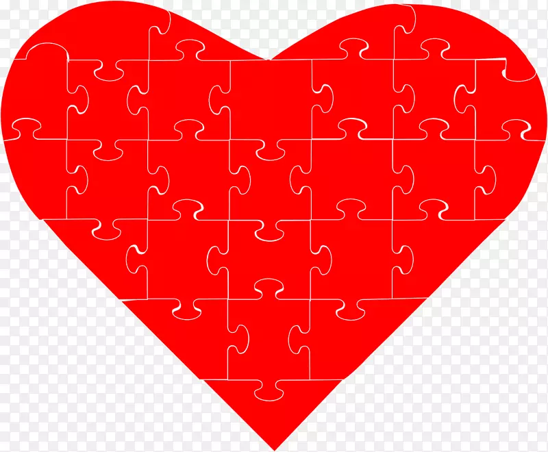 电脑图标下载剪辑艺术-心脏拼图