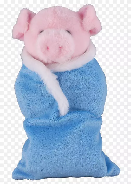 猪毛绒狗填充动物&可爱的玩具鼻子-猪