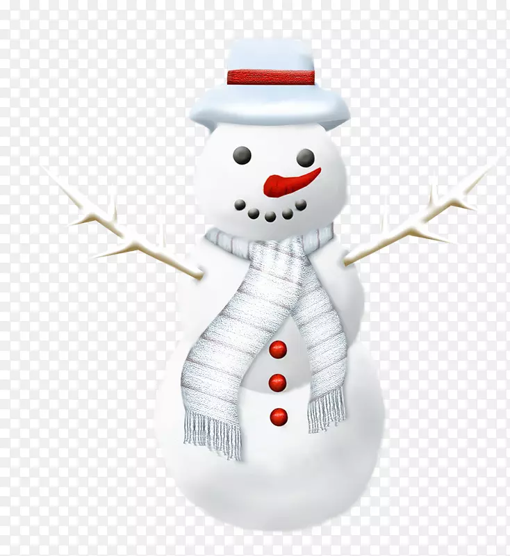 雪人圣诞剪贴画-雪人
