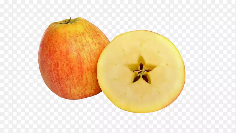 苹果汁水果-半苹果