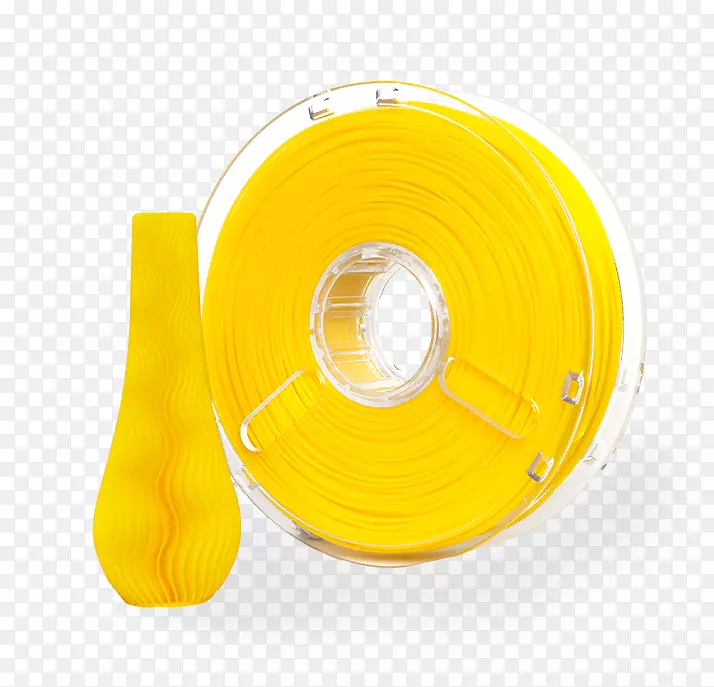 3D印花长丝聚乳酸黄色打印机.黄色