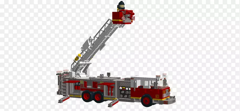 消防车洛杉矶消防处起重机梯式起重机