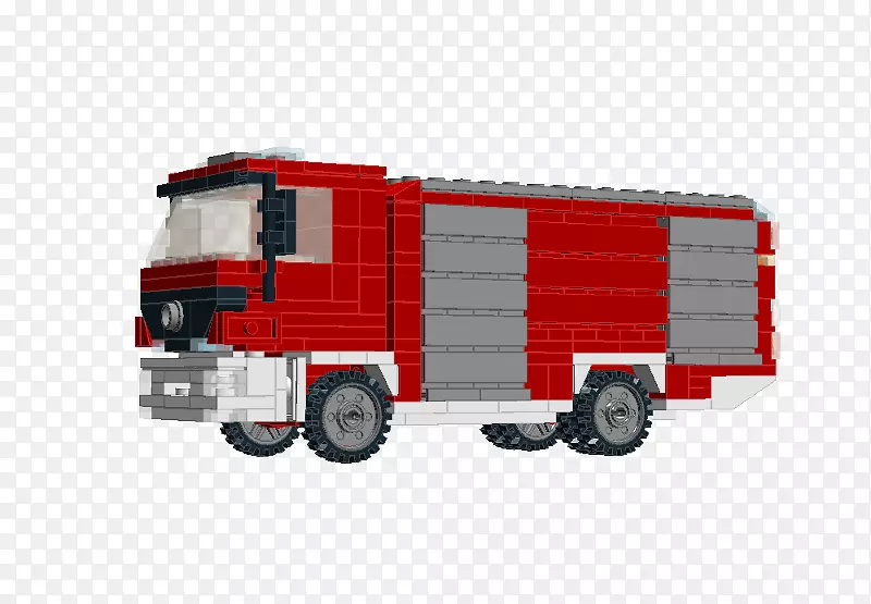 模型车消防处商用车