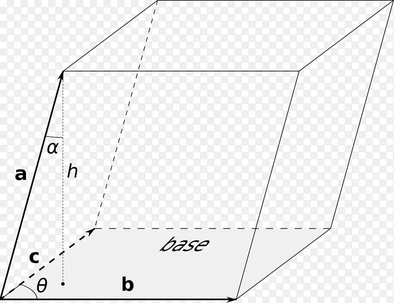 角平行四边形基介质体积