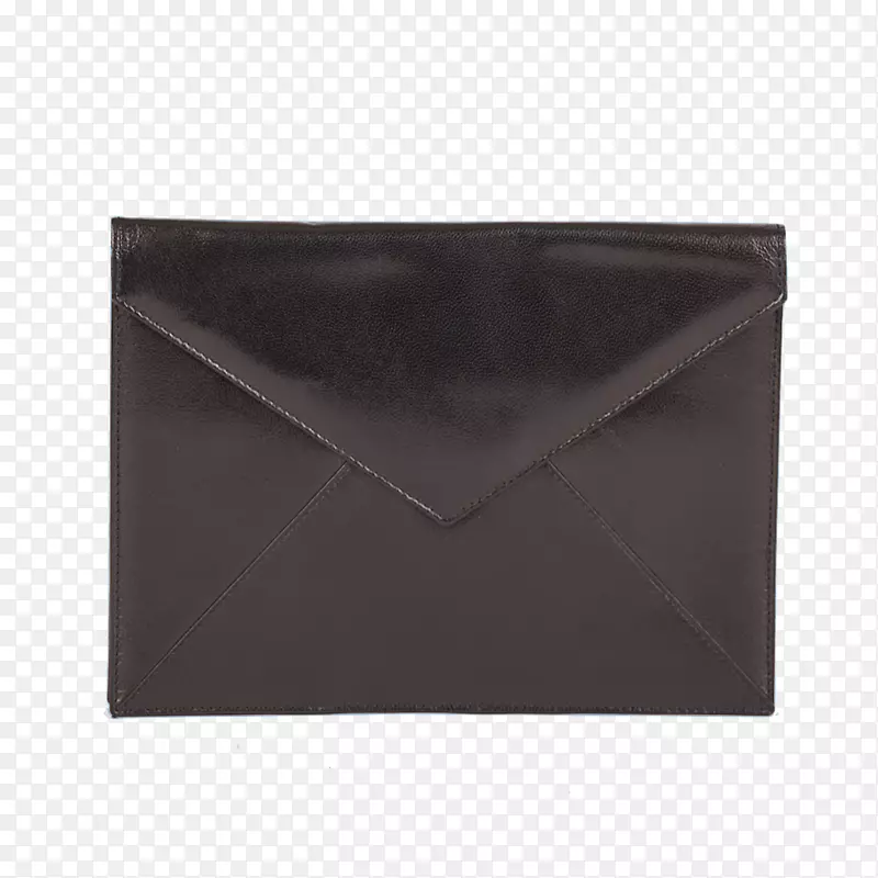 手袋皮革长方形黑色m-bolsos notex