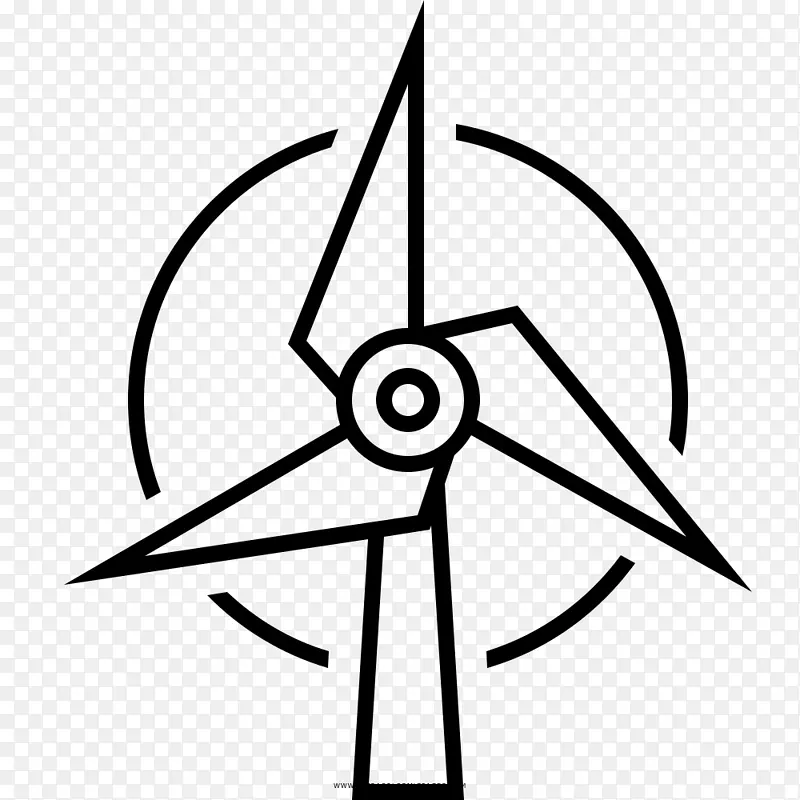 风力发电Turbina eólica涡轮机提取能源-能源