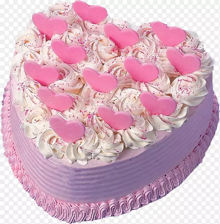 生日蛋糕奶油玫瑰结霜&糖霜蛋糕
