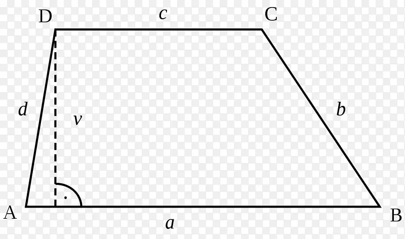 梯形区域三角形几何角