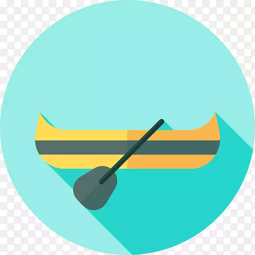 线角剪贴画.独木舟和皮划艇