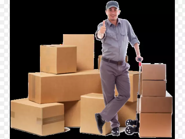 包装工和搬运工搬迁包装和贴标签盒