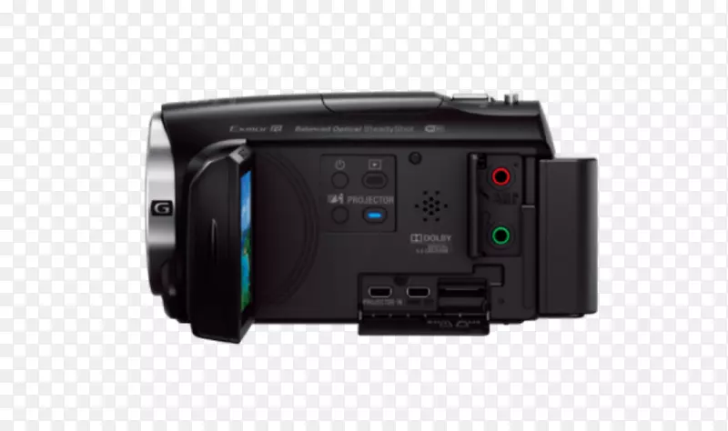 索尼手凸轮hdr-pj 620摄像机多媒体投影机.照相机