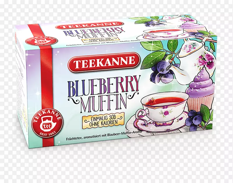 松饼茶袋水果蓝莓茶