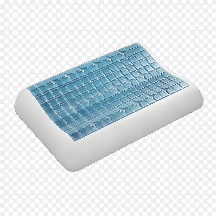 枕头床记忆泡沫床垫Technogel-乳胶枕头