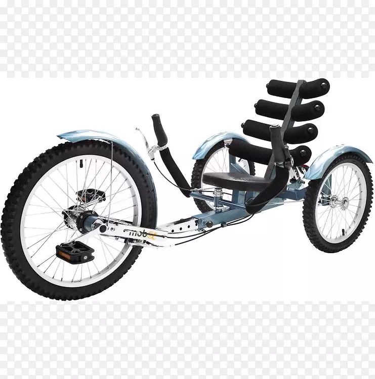 Mobo移位卧式自行车三轮车-跨度和div