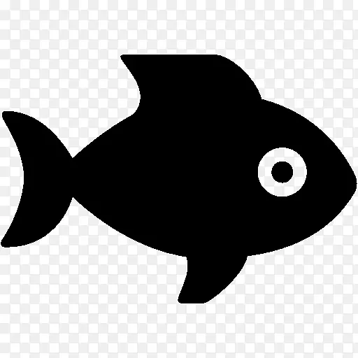 鱼和薯片电脑图标剪贴画-鱼