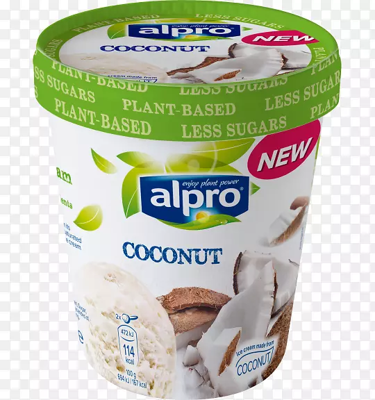 巧克力冰淇淋Alpro乳制品-冰淇淋