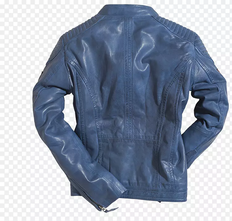 皮革夹克Amazon.com帽蓝色夹克