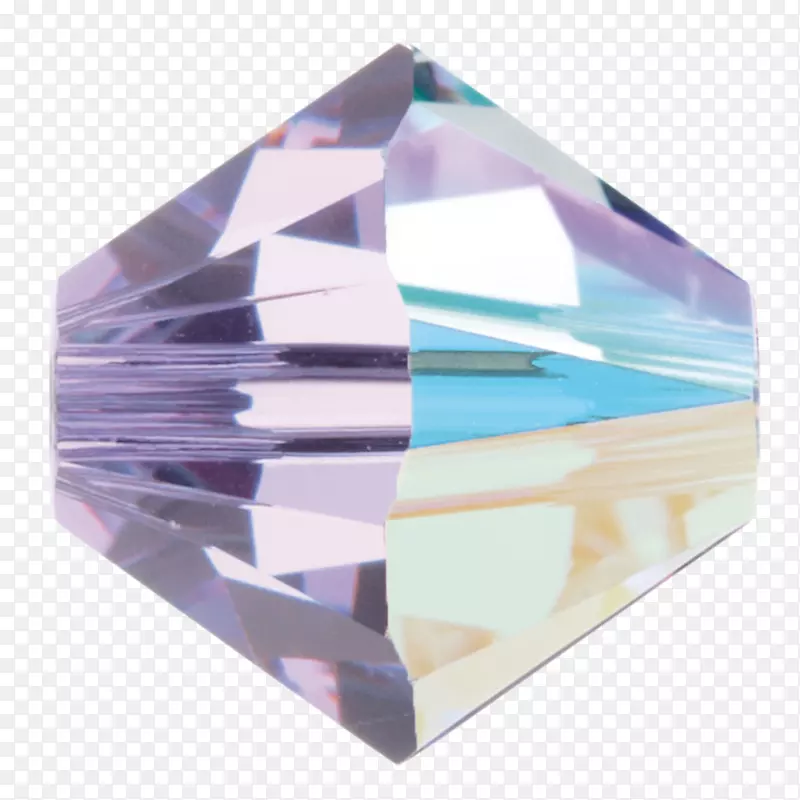 施华洛世奇银珠喷射紫晶
