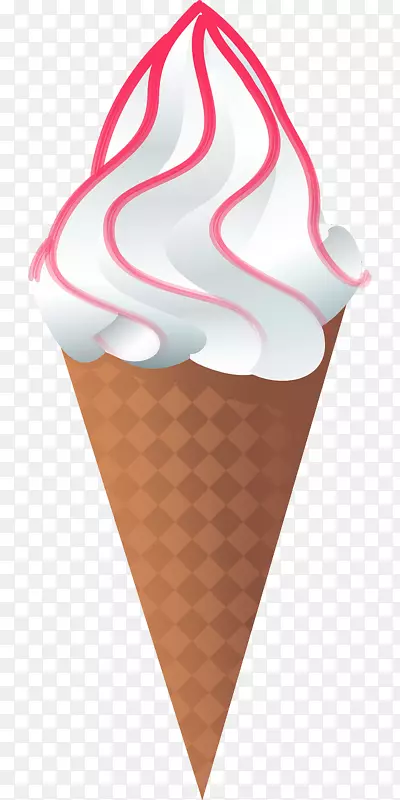 那不勒斯冰淇淋锥-冰淇淋