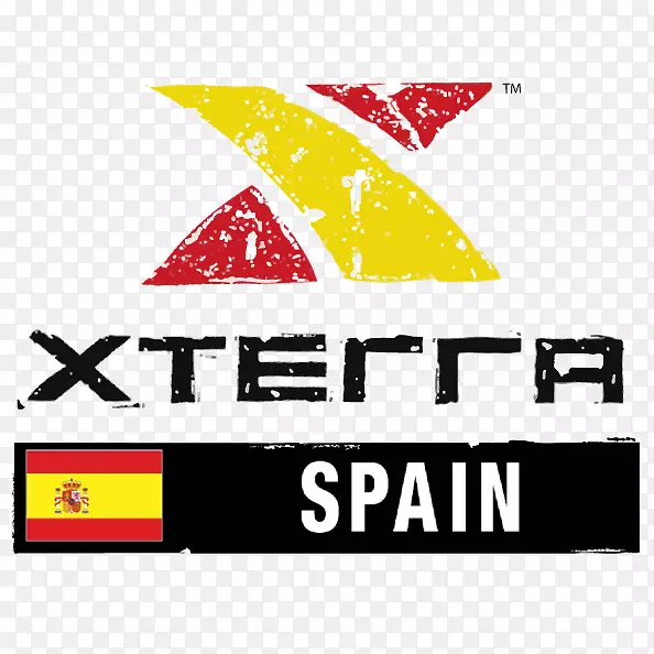 xterra铁人三项交叉铁人三项二项全能跑道跑-西班牙标志