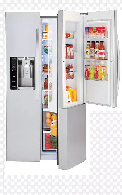 冰箱lg lsxs26366 lg电子设备glc 8839 sclg réfrigérateur多端口lg glc 8839 sc家用电器门-冰箱