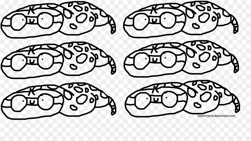 汽车视觉艺术动物线艺术-猪鼻蛇