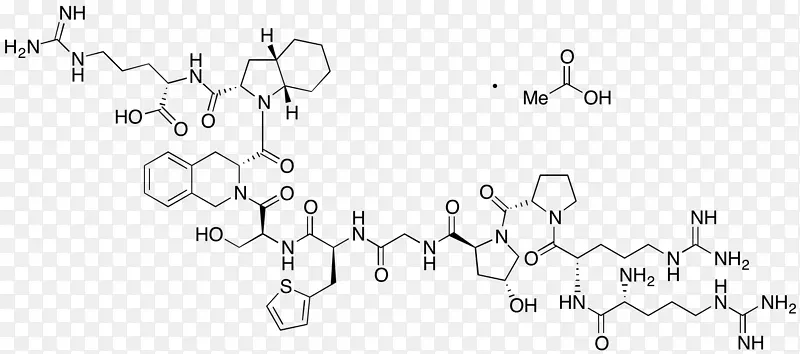 icatibant缓激肽受体拮抗剂研究化学物质
