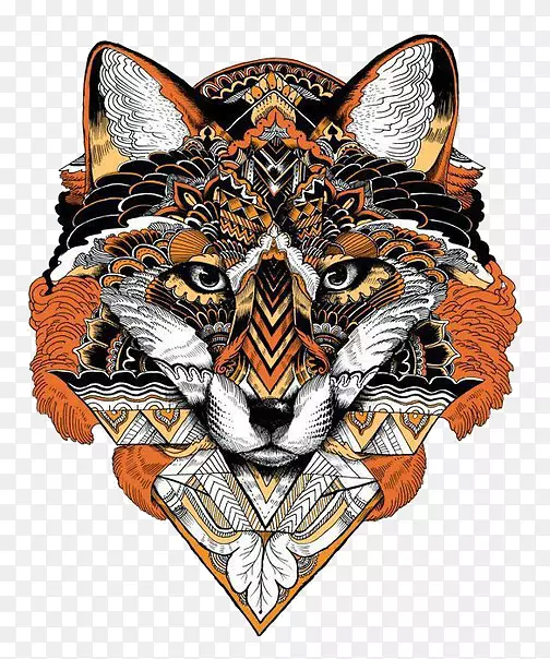 画狐狸米莉马洛塔的动物王国-一本彩色书冒险着色书-狐狸