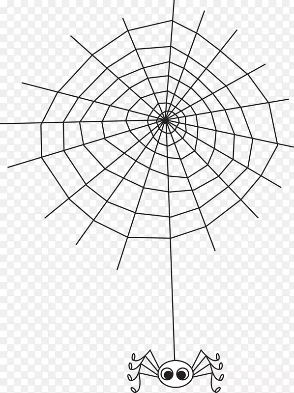 蜘蛛网圆点图案-蜘蛛