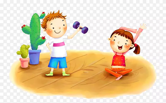 体操幼儿园儿童Зарядка运动-体操