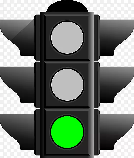 交通信号灯交通标志剪辑艺术-交通灯