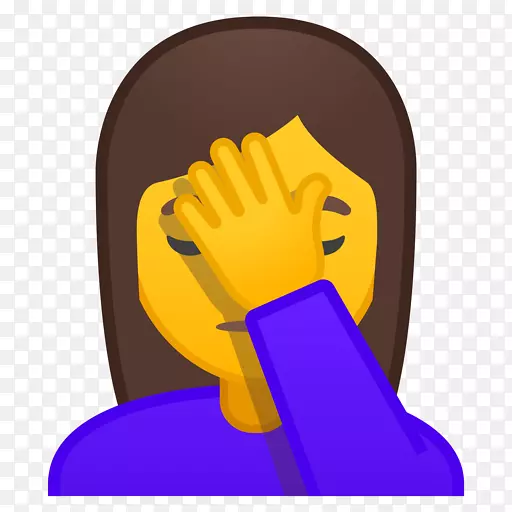 Emojipedia facepalm表情手势-表情符号