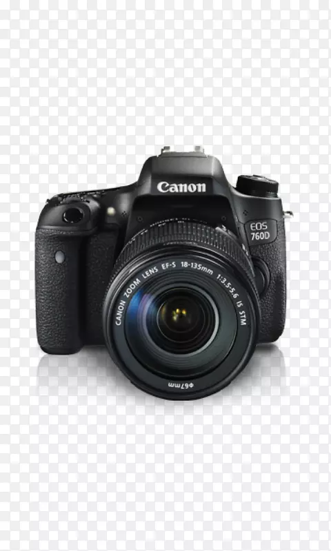 佳能eos 760 d佳能eos 750 d canon ef s 18-135 mm镜头佳能安放canon-s 18-55 mm镜头照相机