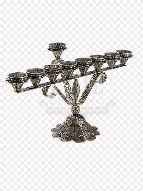 白银灯丝灯节犹太礼仪艺术-银器
