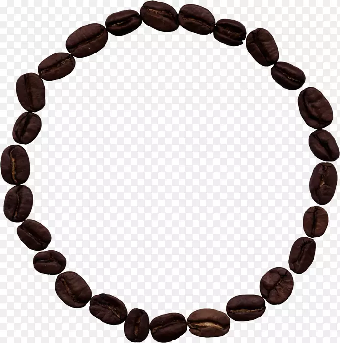 耳环魅力手镯宝石苏打石-咖啡豆字母表