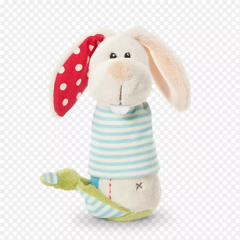毛绒动物&可爱的玩具，兔子，麻风病动物，复活节兔子，长毛绒-兔子
