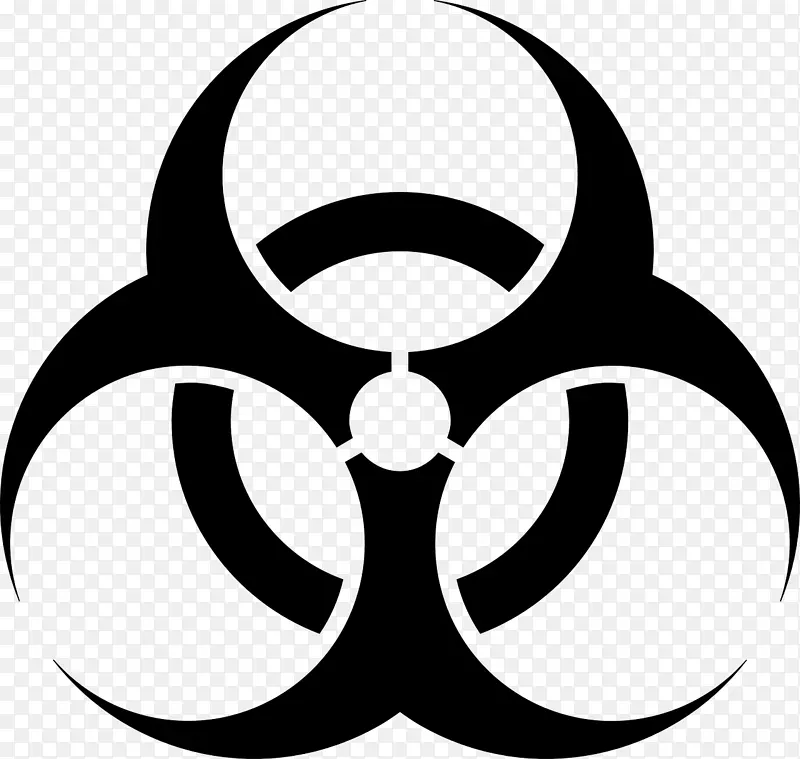 生物危险标志实验室生物学符号