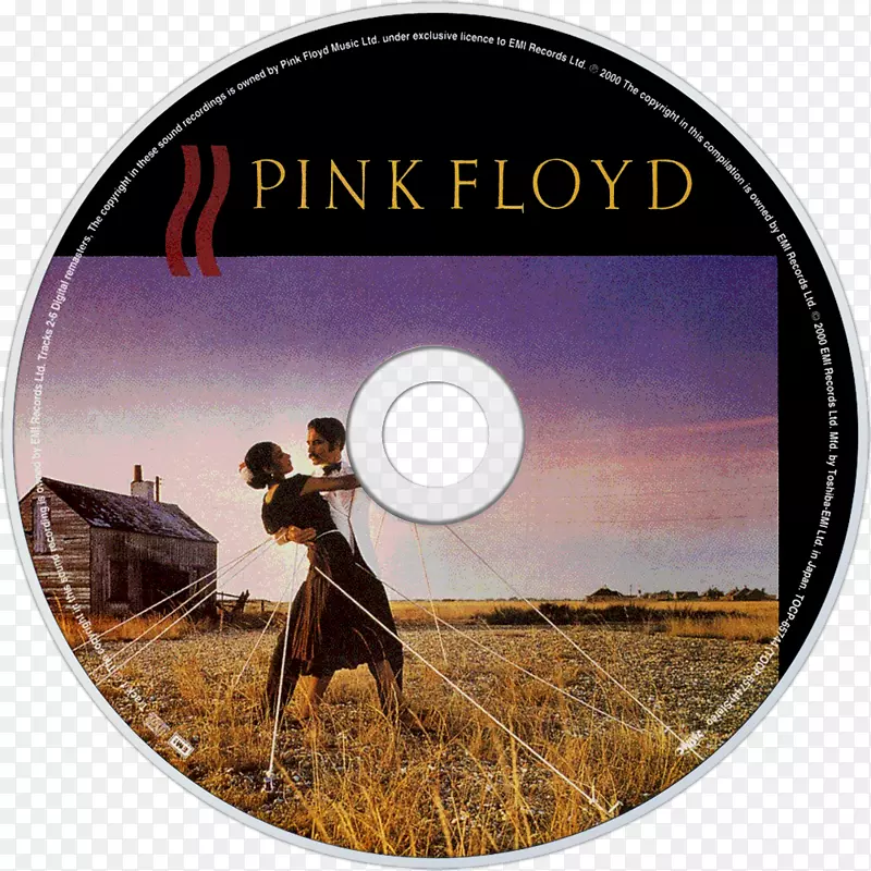 一组伟大的舞曲，粉色的弗洛伊德留声机唱片，lp记录，细腻的雷声-粉红色的声音。