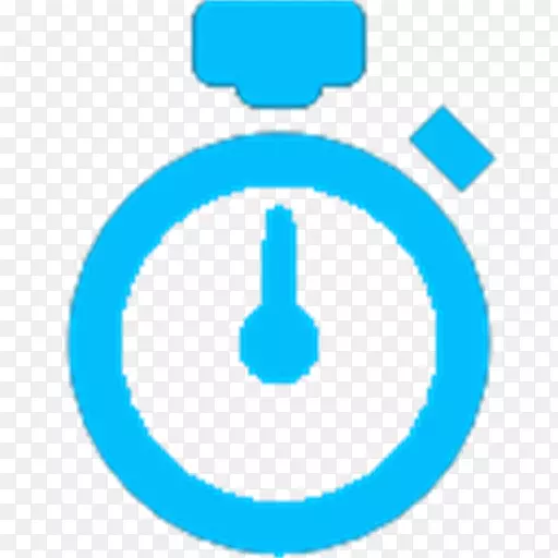 电脑图标秒表计时器剪辑艺术时钟